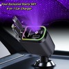 4-in-1 Aromatic Starlight In Car Roof Retractable Car Charger with