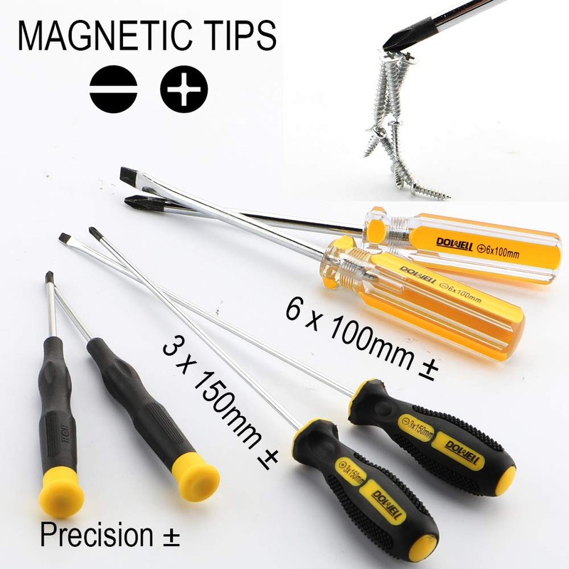 DOWELL 24 Pieces Homeowner Tool Set, Home Repair Hand Tool