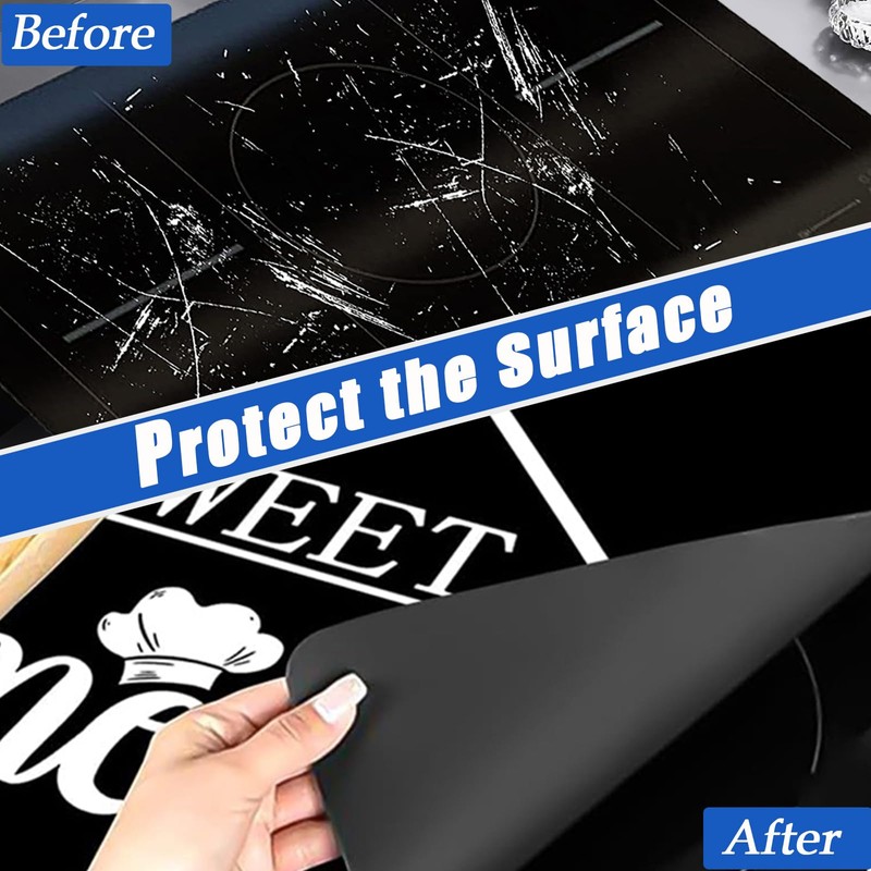 Hob Covers, 62 x 53 cm Ceramic Hob Cover with