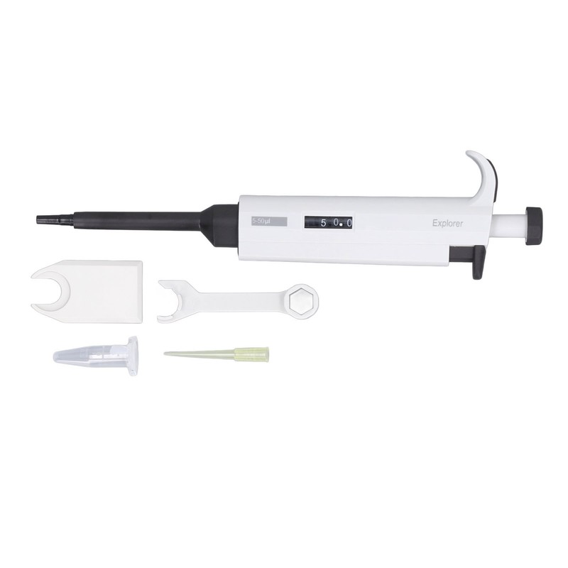 Laboratory Micropipette 5‑50ul Large Volume Tip Sampler Digital Adjustable Pipettor