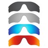 Alphax 4 Pair Polarized Replacement Lenses for Oakley RadarLock Path
