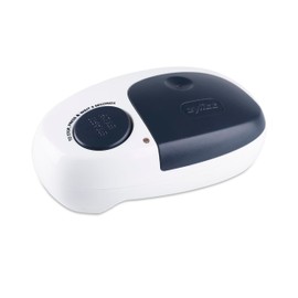 Zyliss EasiCan Electric Can Opener – One-Touch Automatic Tin Opener with Magnet for Safe Lid Removal – Compact, Hands-Free Design for All Can Sizes – Battery Operated, Easy to Use and Store