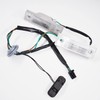 munirater Rear Trunk Release Switch Button Assembly with License Plate
