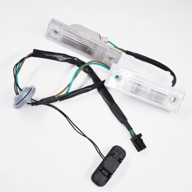 munirater Rear Trunk Release Switch Button Assembly with License Plate Lamp 96951097 Replacement for 2011-2014 Cruze