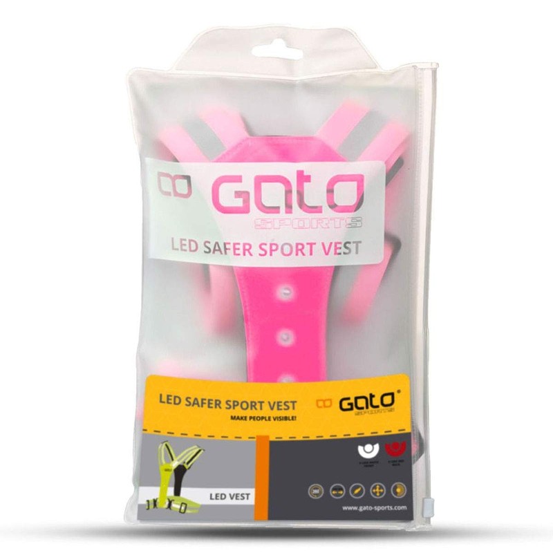 gato Led Safer Sport vest pink
