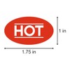 HOT Sticker Label - Red HOT Sticker for Food, Groceries,