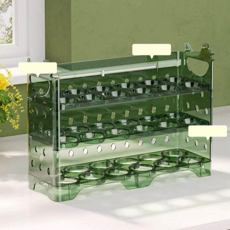 Refrigerator Side Door Egg Rack Multi Functional Anti Slip Flip