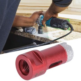Angle Grinder Hole Saw Diamond Diamond Core Drill Bits M14 Brazed Hole Saw Opener Drill Bit Core Cutter 20mm 22mm 24mm for Marble Tile Ceramic Tile(22mm)