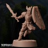 Arcane Minis Umbriel Dark Elf Paladin - Pose 1a |