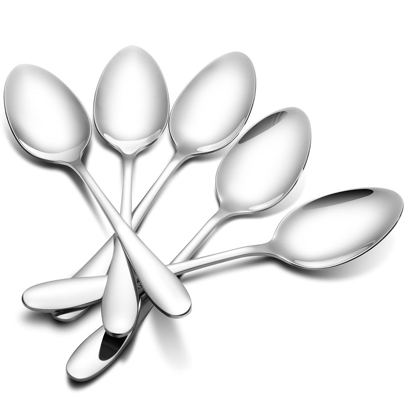 Aebeky 24-Piece Stainless Steel Dinner Spoon,Large Tablespoons,8-Inches (24-Piece)