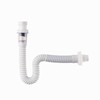 Leirsdam 1-1/4" Expandable Flexible Universal Drain, Odor Resistant Universal Washbasin