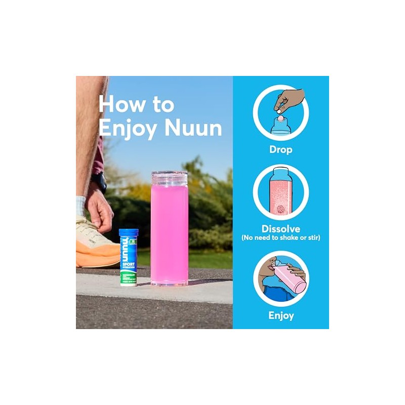 Nuun Active Hydration Variety Pack New & Improved (6 Flavors