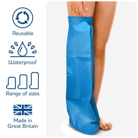 Bloccs Waterproof Plaster Cast Covers Leg, Swim, Shower & Bathe. Watertight Protector - #CL78-XL - Child Leg (Extra Large)