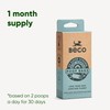 Beco Strong & Large Poop Bags - 60 Bags (4
