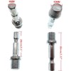 2Pcs Electric Drill Accessories Outer Hexagon Conversion Rod M10+M14 Woodworking