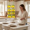 2 Pcs Artificial Lemon String Lifelike Faux Lemon Garland with
