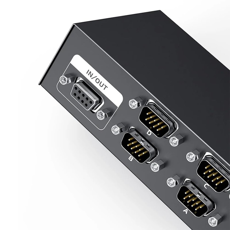 Dsdhuf RS232 Switch 4 in 1 Out RS232 Serial DB9
