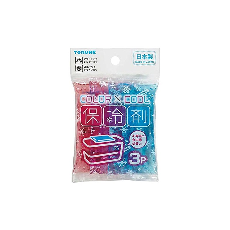 Torne Ice Packs, Pack of 3, Color x Cool, Made