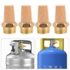 TEHAUX 8pcs Brass , Sintered Bronze Pneumatic - 1/4 Npt