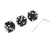 3PCS Guitar Volume Control Knobs Dice Shape Speed Control Knobs