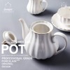 Sweejar Royal Teapot, Ceramic Tea Pot with Removable Stainless Steel