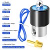 TAILONZ PNEUMATIC 1/4" BSP 24V Stainless Steel Barbed Solenoid Valve