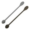 2Pcs 9.8 Inch Silicone Honey Dipper Sticks Honey Spoon, Long