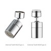 Faucet Aerator 360 Degrees Swivel Faucet Spray Aerator Kitchen Tap