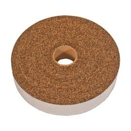 Cork and Rubber Stripping with Adhesive 1/8" Thick X 1" Wide X 25' Long