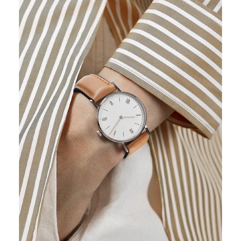 BINLUN Leather Watch Band Inner Rubber Breathable 0.5 - 0.9