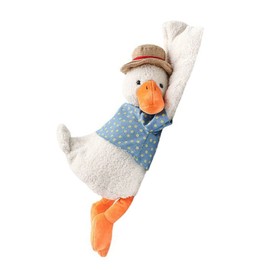 Plush Car Tissue Holder,Car Tissue Box Cover, Cute Duck Butt Tissue Dispenser,Hanging Napkin Storage Box,Cartoon Animals Car Tissue Box Holder for Car Home Kitchen Office(B)