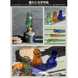 CAMPGEEKS Coleman Gas Lantern, Hoya / Coleman Lantern, High Boron Silicon Glass, Replacement Lamp Shade for Coleman, Compatible with Coleman Hoya Cover, 3 Colors, Easy to Install (Lamps Not for Sale)