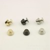 FSSTUD 12 PCS Metal Flat Topped Purse Handbag Feet Nailhead