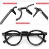 JFXQDR Round Blue Light Blocking Glasses, Retro Computer Gaming Eyeglasses