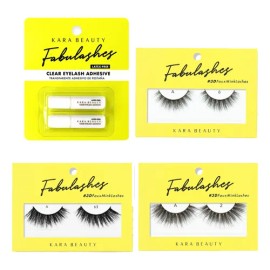 Set De 6 Pestañas Kara Beauty 3d