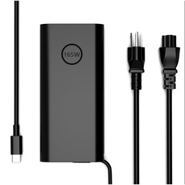 165W USB Type C Laptop Charger Compatible with Dell Precision 5680 5690, Pro Max 16 18 Plus AC Adapter, DA165PM210 HA165PM210 LA165PM210 0M9TG5 0GXFW2 0N86KM Power Supply Cord