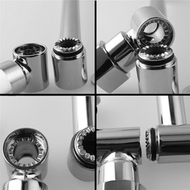 Shower Arm Extension with Lock Joints 11 Inch Adjustable Height Angle Shower Arm Polished Chrome Brass Shower Head Extension Arm for Handheld Showerhead Rainfall Shower Head