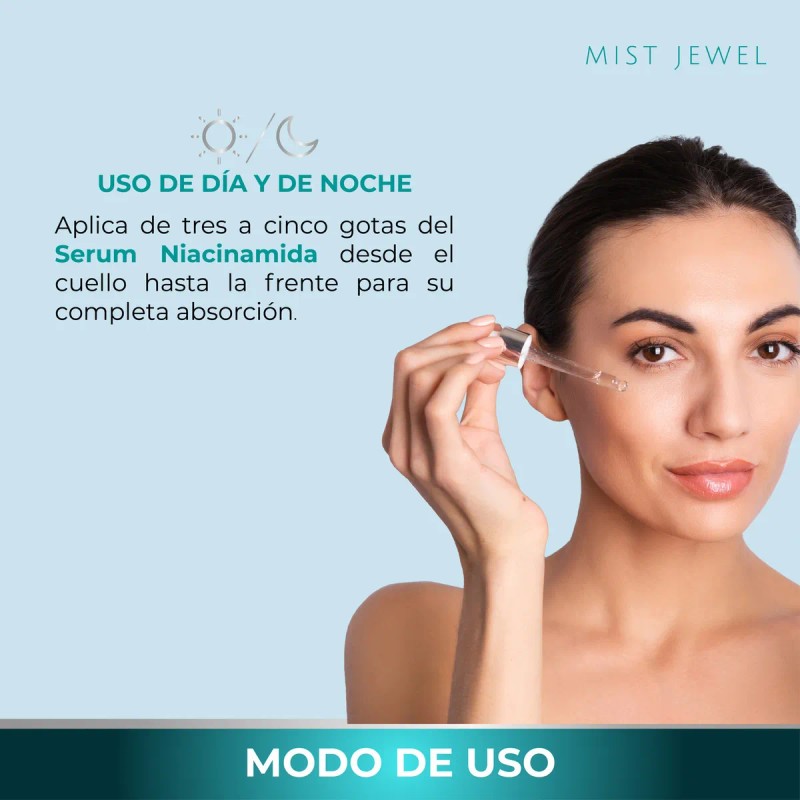 Suero Niacinamida B3, Vitamina E, Acido Hialuronico Serum Tipo de