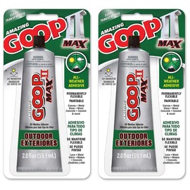 Amazing GOOP II 142100 MAX Adhesive - 2.0 fl. Oz. (Two Pack)