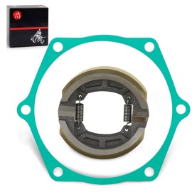 MOTO1988 Brake Shoes With Springs & Gasket For John Deere 650 670 Tractor CH15066 CH20140