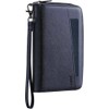 VULKIT Porta Pasaporte de Cuero con Bloqueo RFID y Correa