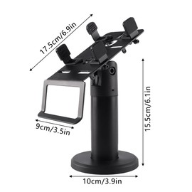 Credit Card Terminal Stand, Credit Card Machine Stand, Swivel and Tilt Terminal Stand POS Machine Payment Terminal Stand Display Stand Holder