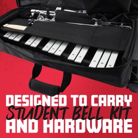 Gator Cases Protechtor Student Series Bell Kit Percussion Rolling Bag, (GP-PERCKIT)