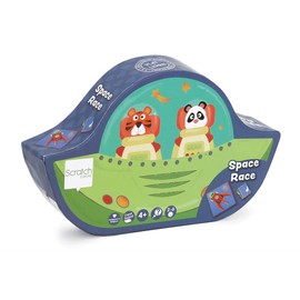 Scratch 276182232 Children's Game, Card Collecting/Tile Game for Children from 4 Years, Space Adventure, Colourful