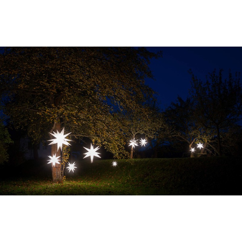 Novaliv Christmas Star Decorative Star 25 cm White Indoor and
