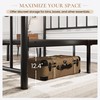 SHA CERLIN 14'' Queen Size Metal Platform Bed Frame/Victorian Headboard