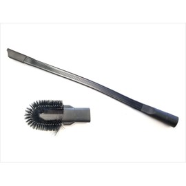 GOODVAC Universal 25" Long Flexible Crevice Tool with Detachable Brush for Dryer Lint, Under Furniture