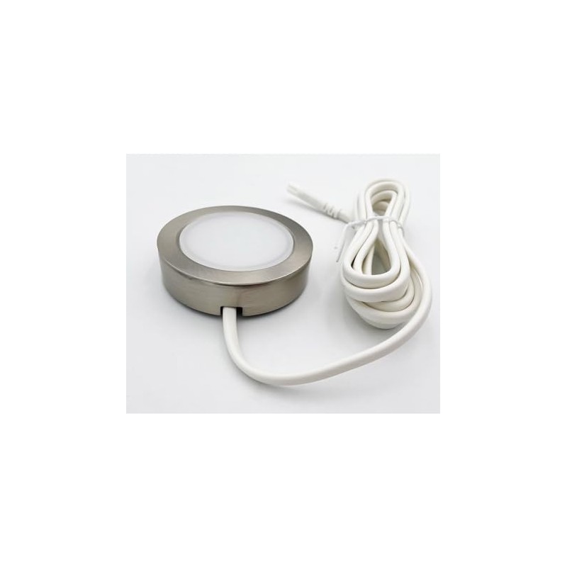 Leyton Lighting DLMSM-SS-6K Trydan 240v LED Surface Light, Stainless Steel,