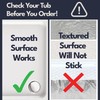 homerella® Shower Mat Non Slip Anti Mold, Non Slip Shower