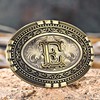 QQA Western cowboy belt buckle initials ABCDEF TO Z Men's